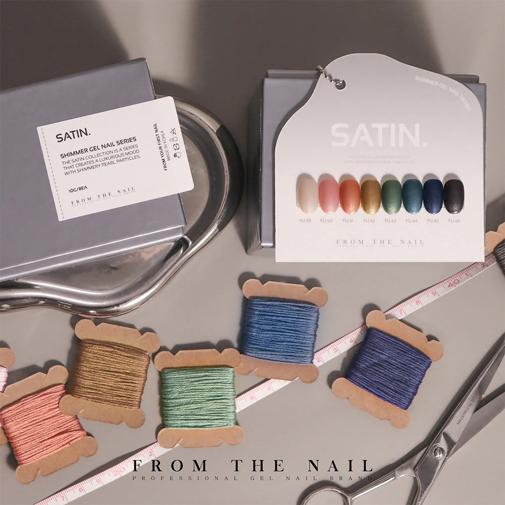 [ Pre-Order ] F Gel Satin Collection - 8 Glitter Color Set