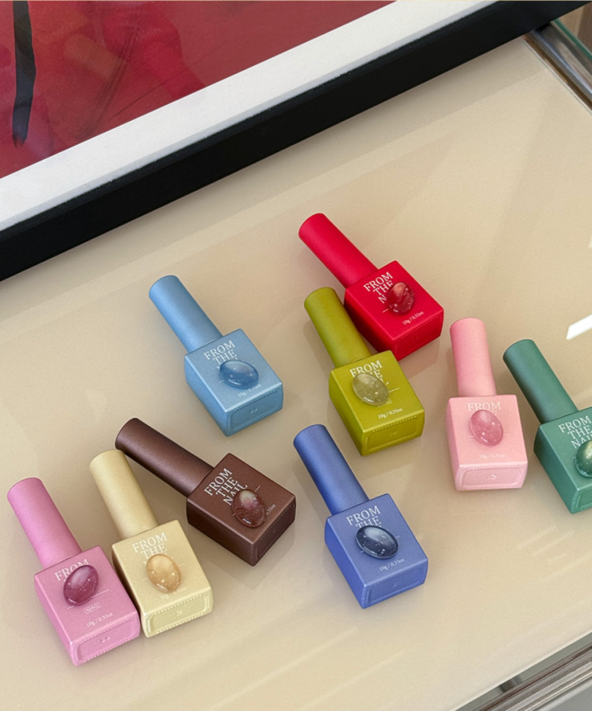 [ Pre-Order ] F Gel Picnic Water Droplet Collection- 9 color Magnetic set