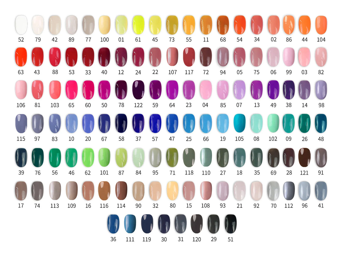 [ Pre-Order ] F Gel 322 Color Full Set