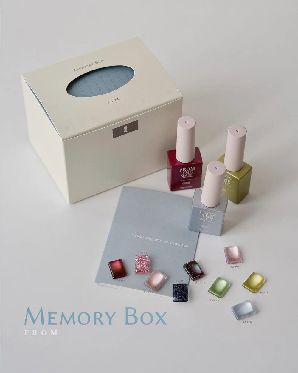 [ Pre-Order ] F gel Memory Box Collection - 9 color Magnetic Glitter set